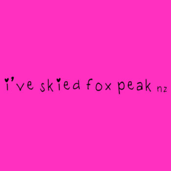 Kids I've skied Fox Peak Tee Design