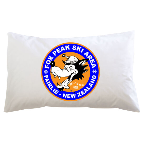 Ski Fox Sticker Pillow Thumbnail